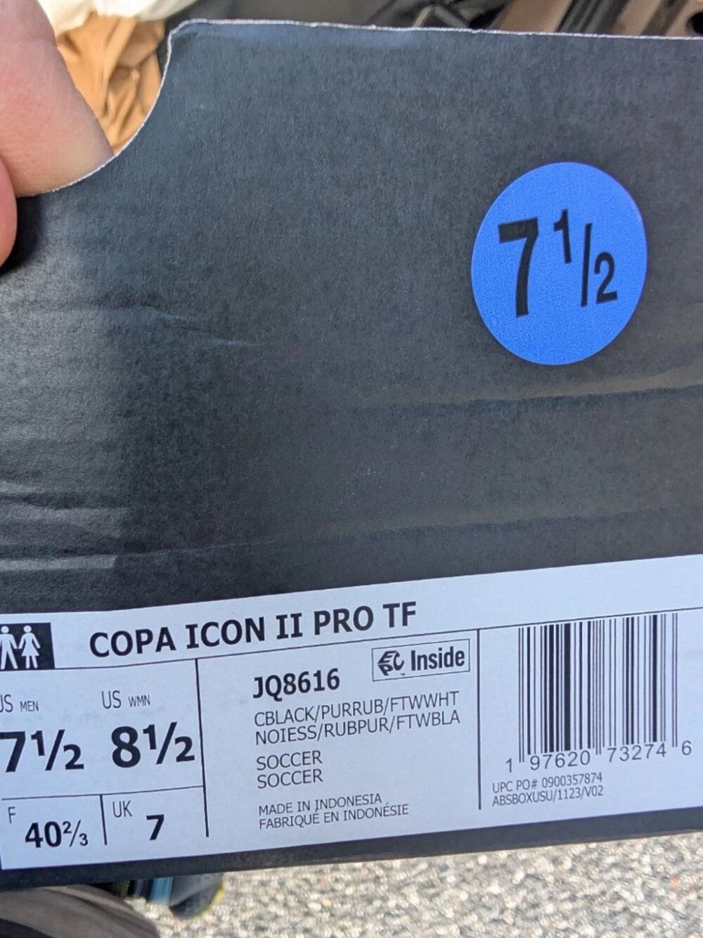 NEW Adidas COPA ICON II PRO TF Turf Cleat Boot Mens Size 7.5 Women's 8.5 JQ8616 - Picture 9 of 15